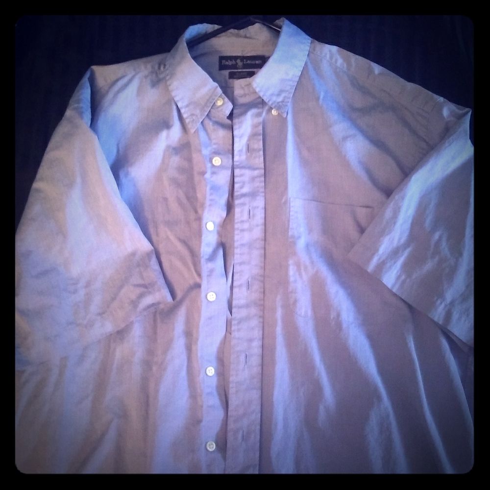 Mens short sleeve dress shirt